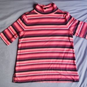 LOFT short sleeved turtleneck shirt size medium